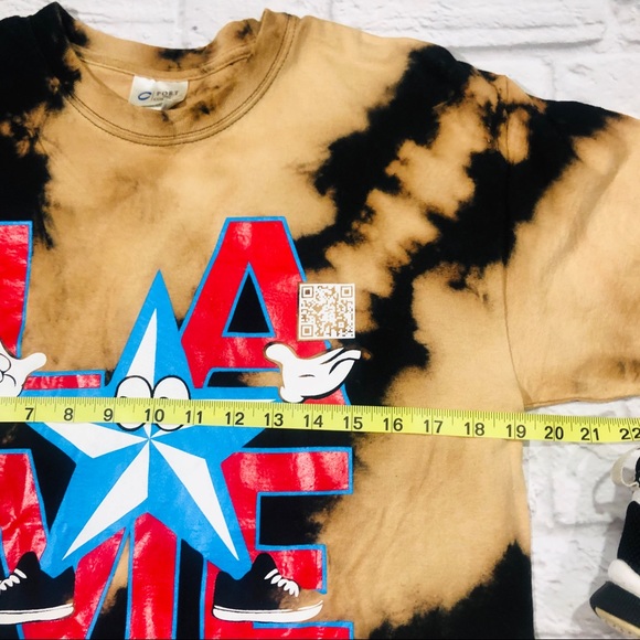 Vintage Handmade “L.A.M.E.” Nautical Star Tall Tee - Picture 6 of 8